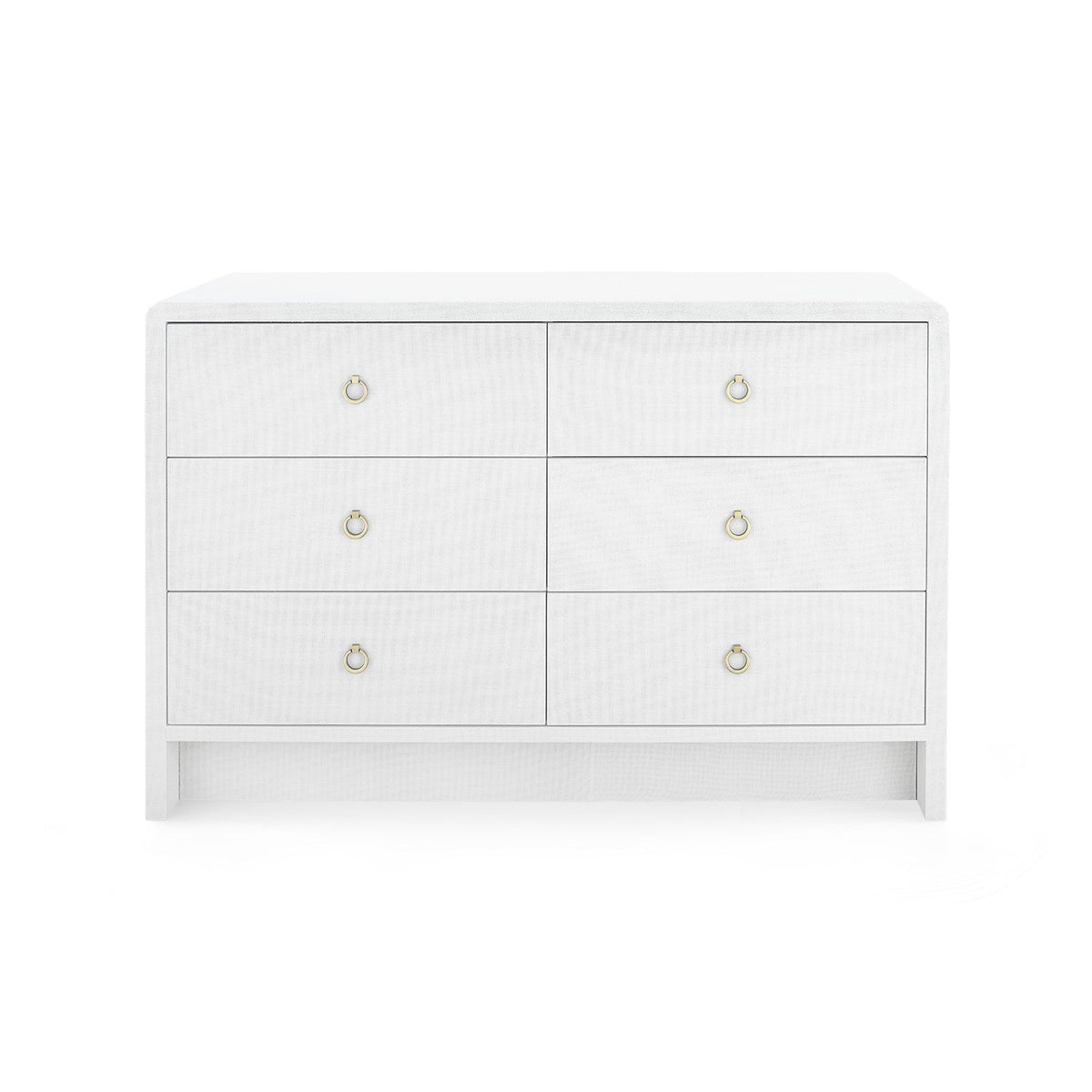 Villa &amp; House - Bryant Extra Large 6-Drawer, White Linen-Bungalow 5-Blue Hand Home