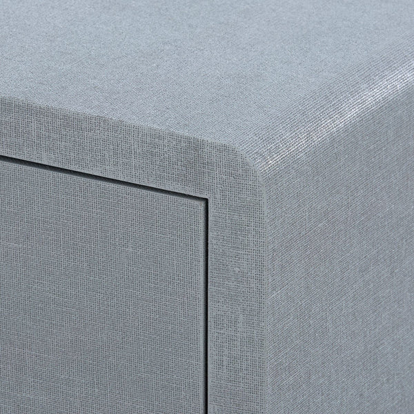 Villa & House - Bryant 3-drawer Side Table, Gray-Bungalow 5-Blue Hand Home