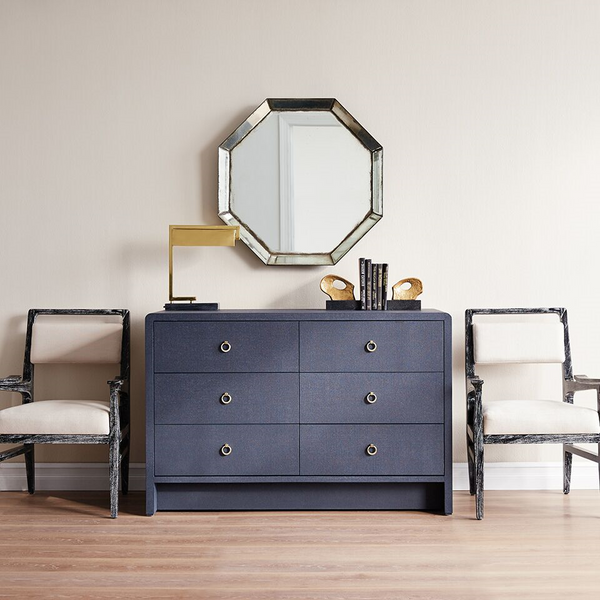 Villa & House - Bryant Extra Large 6-Drawer, Navy Blue-Bungalow 5-Blue Hand Home