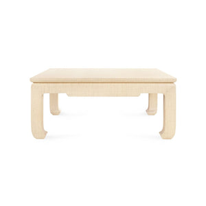 Villa & House - Bethany Large Square Coffee Table, Natural-Bungalow 5-Blue Hand Home