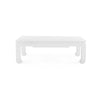 Villa & House - Bethany Large Rectangular Coffee Table, White-Bungalow 5-Blue Hand Home