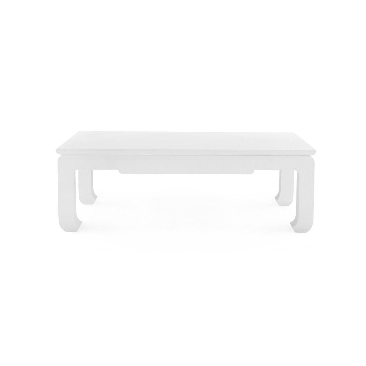 Villa & House - Bethany Large Rectangular Coffee Table, White-Bungalow 5-Blue Hand Home
