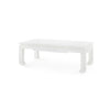Villa & House - Bethany Large Rectangular Coffee Table, White-Bungalow 5-Blue Hand Home