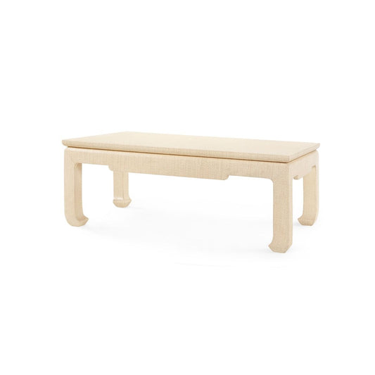Villa & House - Bethany Large Rectangular Coffee Table, Natural-Bungalow 5-Blue Hand Home