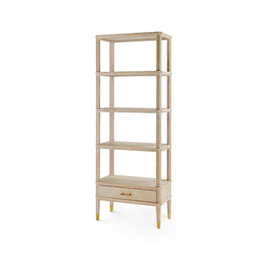 Villa & House - Bertram Etagere, Bleached Cerused Oak-Bungalow 5-Blue Hand Home