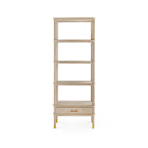 Villa & House - Bertram Etagere, Bleached Cerused Oak-Bungalow 5-Blue Hand Home