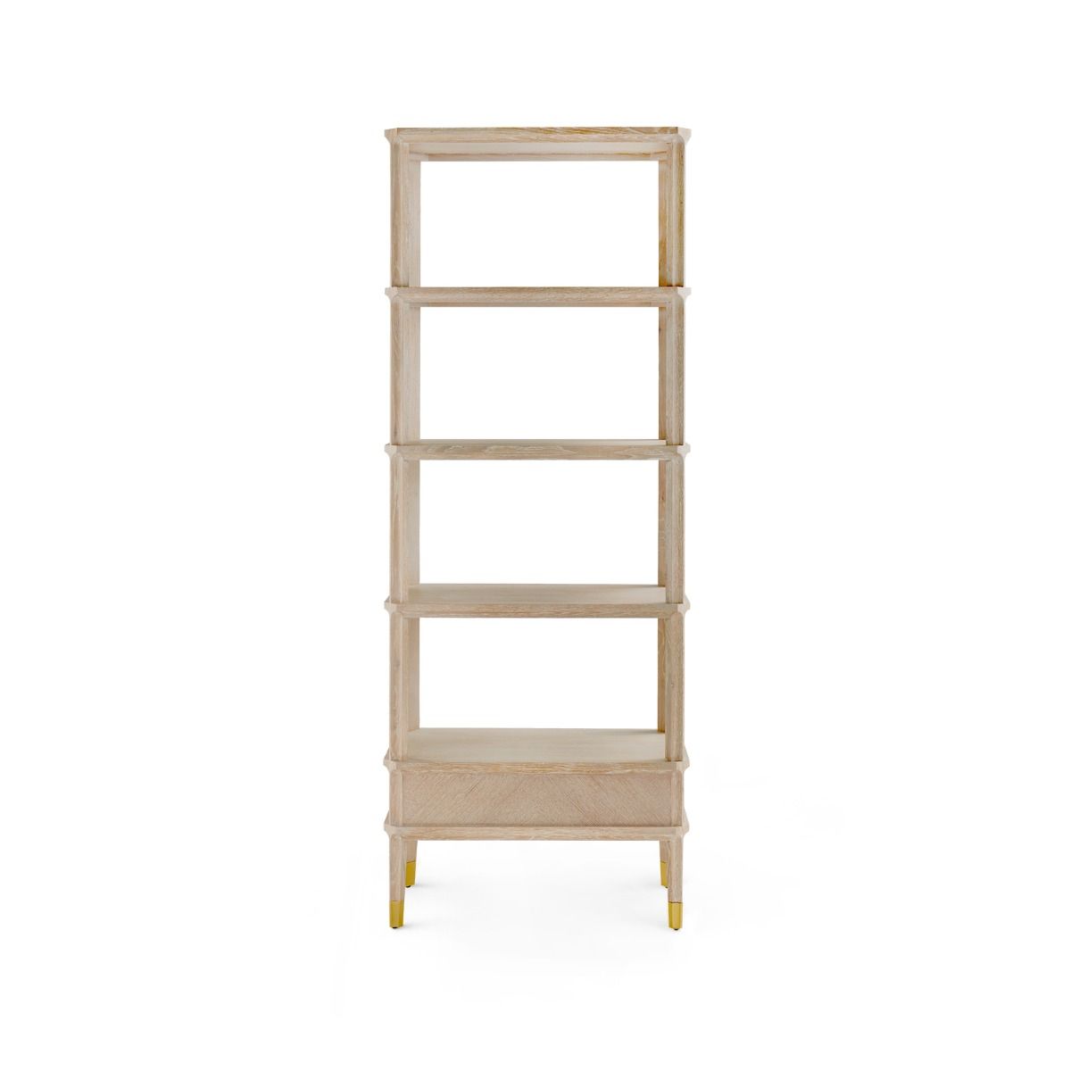 Villa & House - Bertram Etagere, Bleached Cerused Oak-Bungalow 5-Blue Hand Home