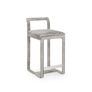 Villa & House - Baltar Counter Stool, Gray-Bungalow 5-Blue Hand Home