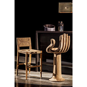 Noir Buddha Counter Stool-Noir Furniture-Blue Hand Home