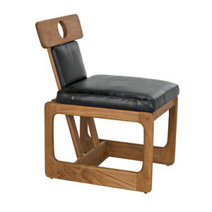 Buraco Dining Chair, Teak-Noir Furniture-Blue Hand Home