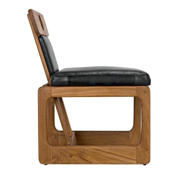 Buraco Dining Chair, Teak-Noir Furniture-Blue Hand Home