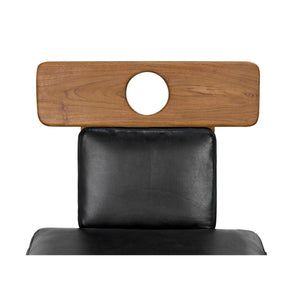 Buraco Dining Chair, Teak-Noir Furniture-Blue Hand Home