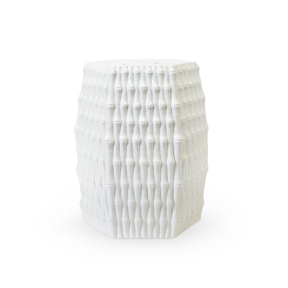 Villa & House - Burma Stool/ Side Table, White-Bungalow 5-Blue Hand Home