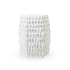 Villa & House - Burma Stool/ Side Table, White-Bungalow 5-Blue Hand Home
