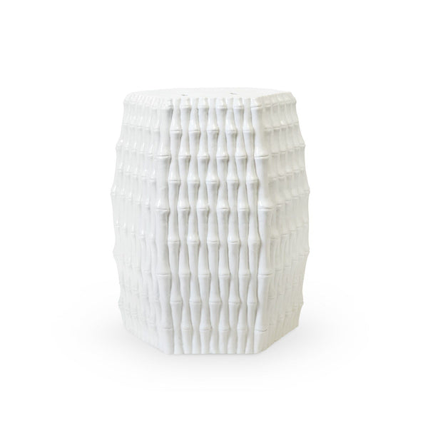 Villa & House - Burma Stool/ Side Table, White-Bungalow 5-Blue Hand Home