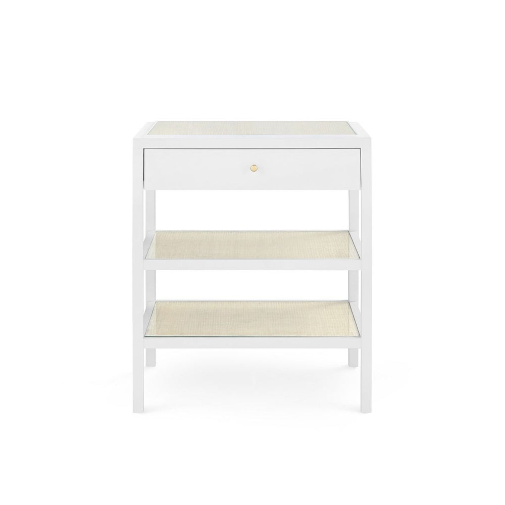 Villa & House - Caanan 1-drawer Side Table, White-Bungalow 5-Blue Hand Home