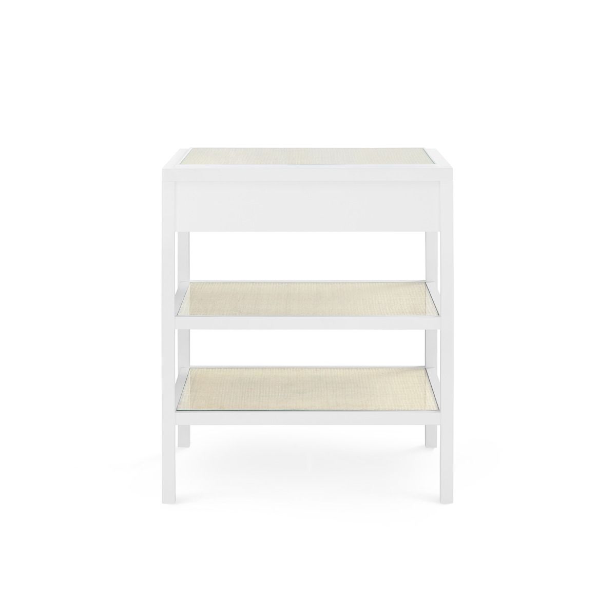 Villa & House - Caanan 1-drawer Side Table, White-Bungalow 5-Blue Hand Home