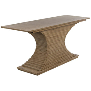 Noir Furniture Cambio Console, Bleached Walnut-Noir Furniture-Blue Hand Home