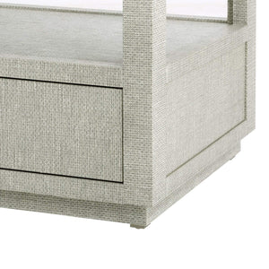 Villa & House - Camilla Etagere, Moss Gray Tweed-Bungalow 5-Blue Hand Home