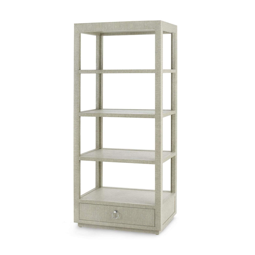 Villa & House - Camilla Etagere, Moss Gray Tweed-Bungalow 5-Blue Hand Home