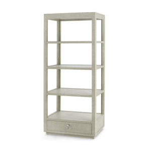Villa & House - Camilla Etagere, Moss Gray Tweed-Bungalow 5-Blue Hand Home
