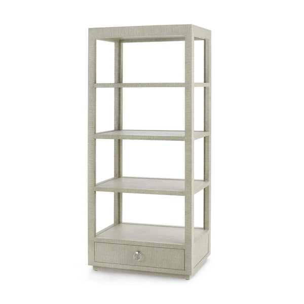 Villa & House - Camilla Etagere, Moss Gray Tweed-Bungalow 5-Blue Hand Home