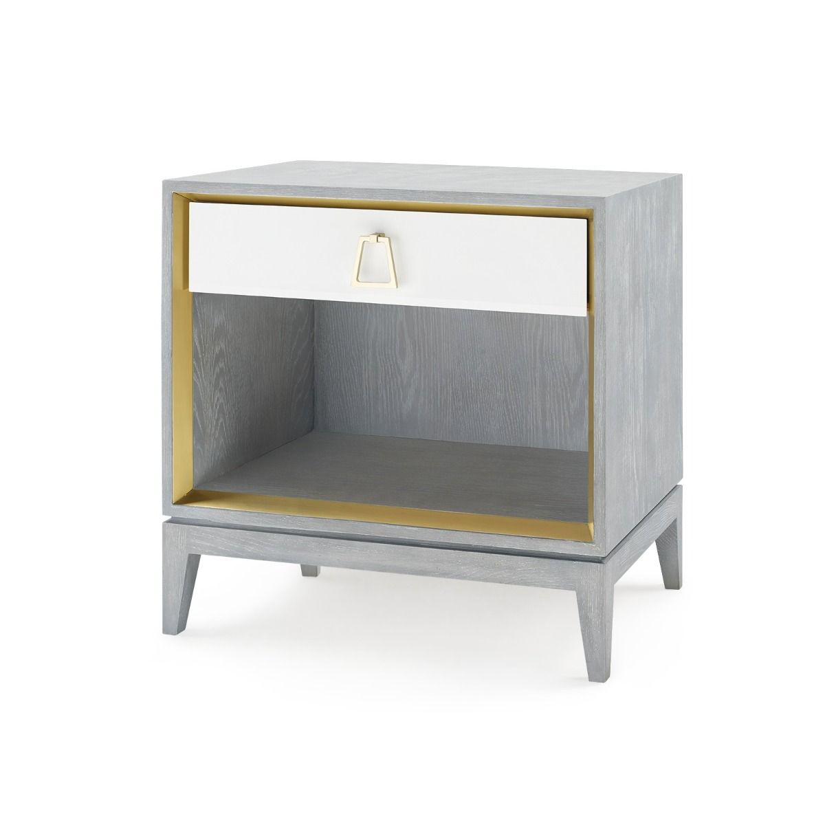 Villa & House - Cameron 1-Drawer Side Table, Gray-Bungalow 5-Blue Hand Home