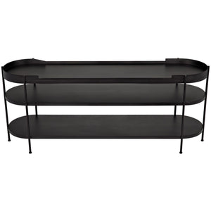 Noir Furniture Cassio Console, Black Metal-Noir Furniture-Blue Hand Home