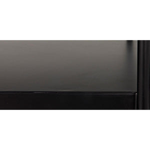 Noir Furniture Cassio Console, Black Metal-Noir Furniture-Blue Hand Home
