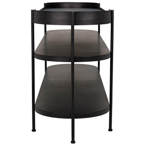 Noir Furniture Cassio Console, Black Metal-Noir Furniture-Blue Hand Home
