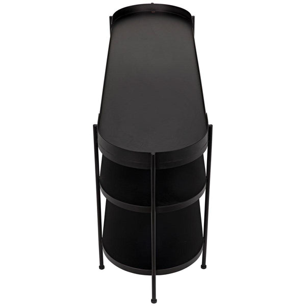 Noir Furniture Cassio Console, Black Metal-Noir Furniture-Blue Hand Home