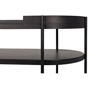 Noir Furniture Cassio Console, Black Metal-Noir Furniture-Blue Hand Home