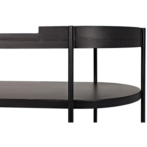 Noir Furniture Cassio Console, Black Metal-Noir Furniture-Blue Hand Home