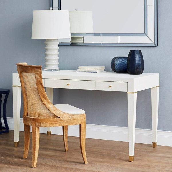 Villa & House - Claudette Desk In White-Bungalow 5-Blue Hand Home