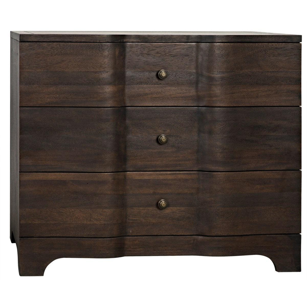 Noir Claudie Chest, Ebony Walnut-Noir Furniture-Blue Hand Home