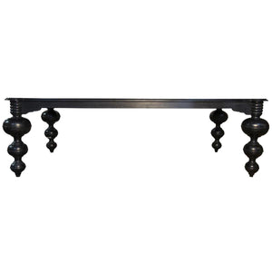 Noir Claudio Dining Table, Black-Noir Furniture-Blue Hand Home