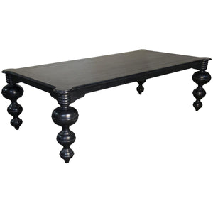 Noir Claudio Dining Table, Black-Noir Furniture-Blue Hand Home