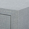 Villa & House - Claudette 1-drawer Side Table, Gray And Nickel-Bungalow 5-Blue Hand Home