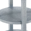 Villa & House - Claudette 1-drawer Round Side Table, Gray And Nickel-Bungalow 5-Blue Hand Home