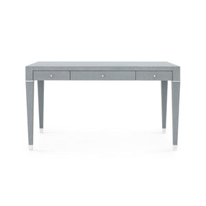 Villa & House - Claudette Desk, Gray And Nickel-Bungalow 5-Blue Hand Home