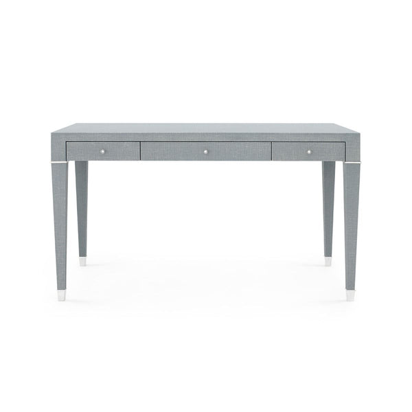 Villa & House - Claudette Desk, Gray And Nickel-Bungalow 5-Blue Hand Home