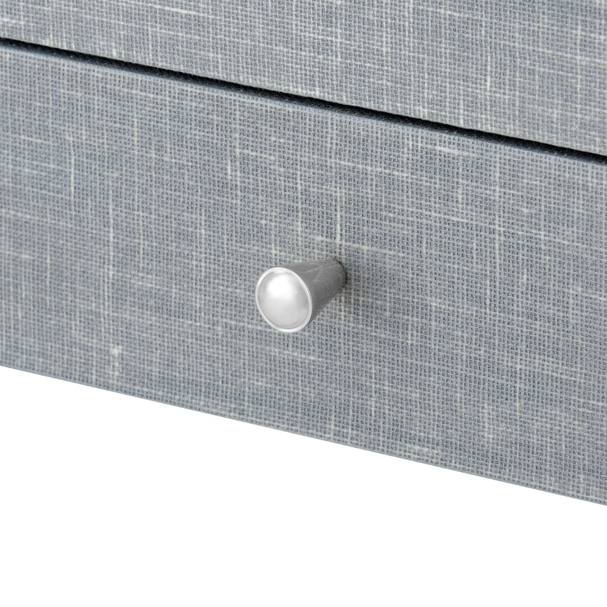 Villa & House - Claudette Desk, Gray And Nickel-Bungalow 5-Blue Hand Home