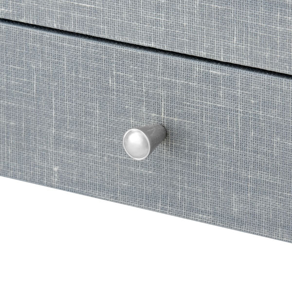 Villa & House - Claudette Desk, Gray And Nickel-Bungalow 5-Blue Hand Home