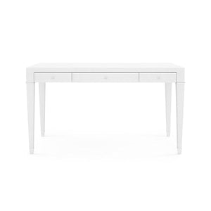 Villa & House - Claudette Desk, White And Nickel-Bungalow 5-Blue Hand Home
