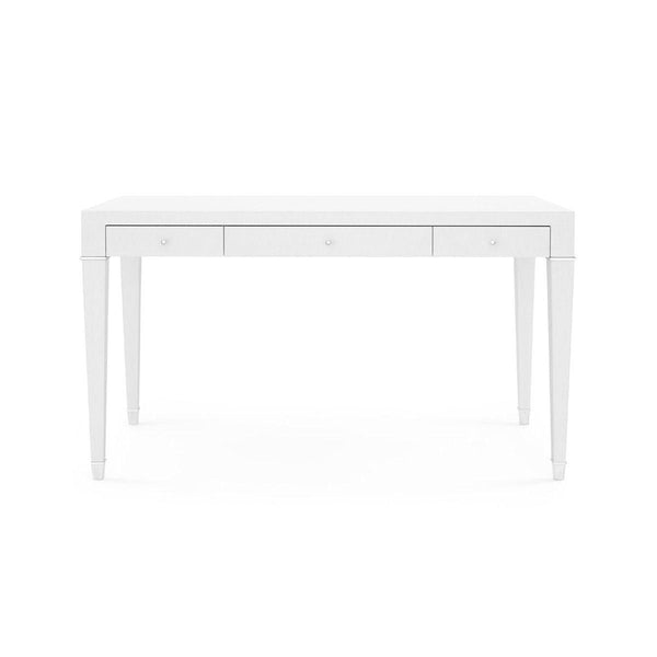 Villa & House - Claudette Desk, White And Nickel-Bungalow 5-Blue Hand Home