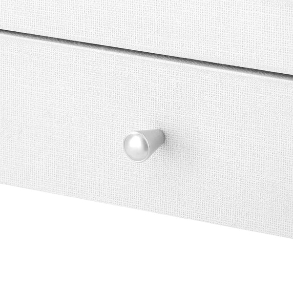 Villa & House - Claudette Desk, White And Nickel-Bungalow 5-Blue Hand Home