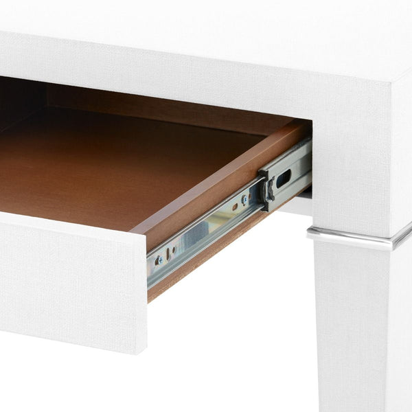 Villa & House - Claudette Desk, White And Nickel-Bungalow 5-Blue Hand Home