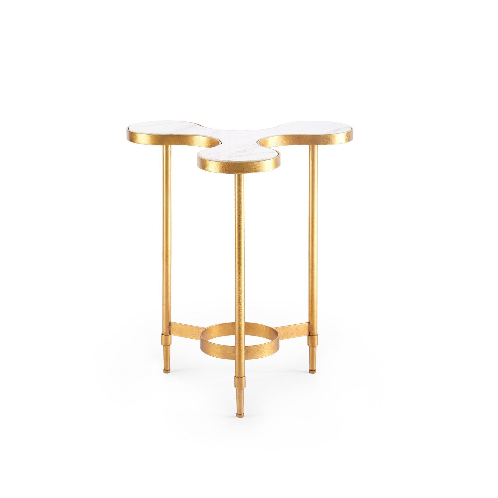 Villa & House - Clover Side Table, White-Bungalow 5-Blue Hand Home