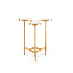 Villa & House - Clover Side Table, White-Bungalow 5-Blue Hand Home