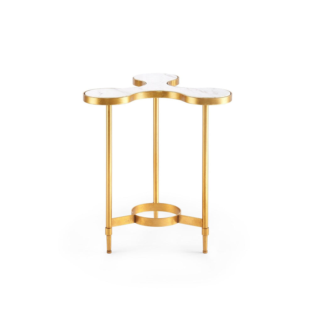 Villa & House - Clover Side Table, White-Bungalow 5-Blue Hand Home
